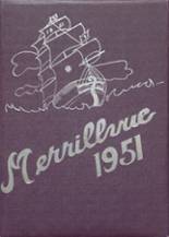 Merrillville High School 1951 yearbook cover photo