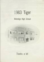 Mobridge High School 1983 yearbook cover photo