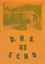 Downieville High School 1963 yearbook cover photo