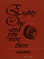 Pittsfield High School 1981 yearbook cover photo
