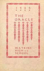 1905 Watkins Glen High School Yearbook from Watkins glen, New York cover image