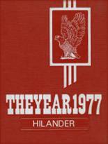 Hiland High School 1977 yearbook cover photo