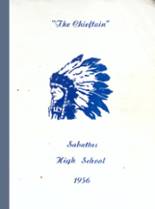 Sabattus High School 1956 yearbook cover photo