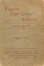 Paxton High School 1917 yearbook cover photo