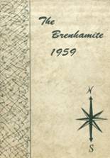 Brenham High School 1959 yearbook cover photo