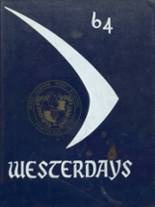 West High School 1964 yearbook cover photo