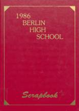 Berlin High School 1986 yearbook cover photo