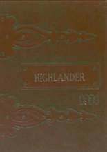 Highland High School 1974 yearbook cover photo