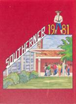 Southern Alamance High School 1981 yearbook cover photo