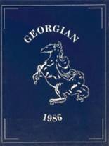 Georgetown High School 1986 yearbook cover photo