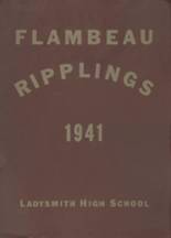 Ladysmith High School 1941 yearbook cover photo