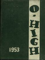 Oberlin High School 1953 yearbook cover photo
