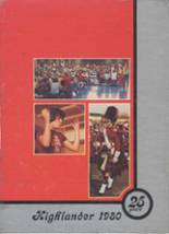 1980 Highland High School Yearbook from Anderson, Indiana cover image