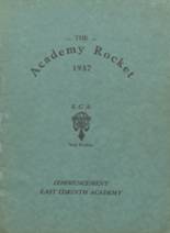 East Corinth Academy 1937 yearbook cover photo