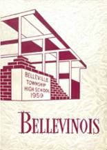 Belleville Township High School 1959 yearbook cover photo