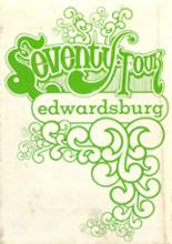 Edwardsburg High School 1974 yearbook cover photo