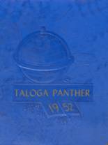 Taloga High School 1952 yearbook cover photo