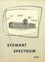 Stewart High School 1956 yearbook cover photo