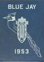Waseca High School 1953 yearbook cover photo