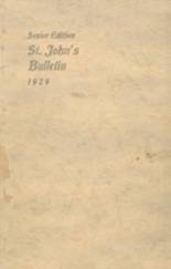 1929 St. John's High School Yearbook from Darlington, South Carolina cover image