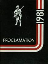 Calumet Baptist High School 1981 yearbook cover photo
