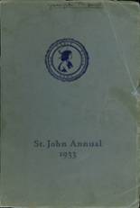 St. John's Cathedral School 1933 yearbook cover photo