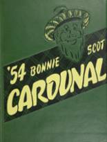 Dundee Community High School 1954 yearbook cover photo