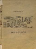 Hondo High School 1925 yearbook cover photo