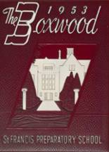 1953 St. Francis Preparatory Yearbook from Spring grove, Pennsylvania cover image