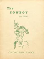 1950 Colome High School Yearbook from Colome, South Dakota cover image