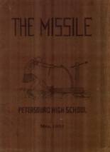 Petersburg High School 1931 yearbook cover photo