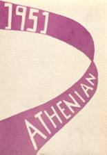 Athens High School 1951 yearbook cover photo