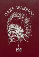 Oaks-Mission High School 1981 yearbook cover photo