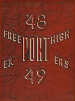 Freeport High School 1949 yearbook cover photo