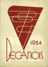 Decatur High School 1954 yearbook cover photo