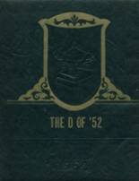 Melcher-Dallas High School 1952 yearbook cover photo