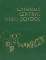 Catholic Central High School 1971 yearbook cover photo