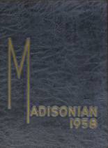 Madison High School 1958 yearbook cover photo