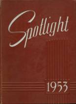 Central High School 1953 yearbook cover photo