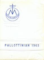 St. Vincent Pallotti High School 1965 yearbook cover photo