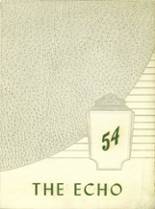 New Windsor High School 1954 yearbook cover photo