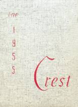 Creston High School 1955 yearbook cover photo