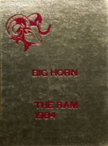 Big Horn High School 1984 yearbook cover photo