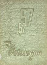 Petoskey High School 1957 yearbook cover photo