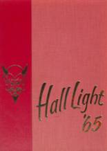 Hall High & Vocational School 1965 yearbook cover photo
