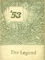 Mineral County High School 1953 yearbook cover photo