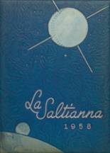 Saltsburg High School 1958 yearbook cover photo