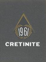 Cretin High School 1961 yearbook cover photo