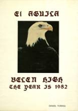 Belen High School 1982 yearbook cover photo