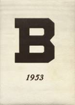 Brown Vocational Technical High School 1953 yearbook cover photo